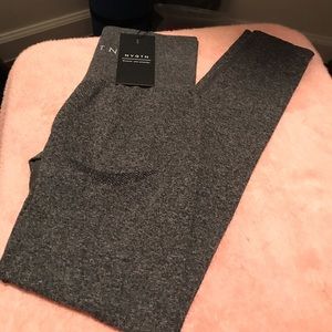 nvgtn black speckled seamless leggings